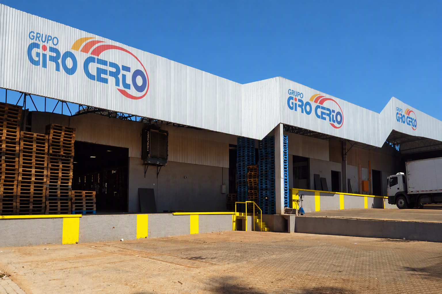 Centro de distribuição do Grupo Giro Certo